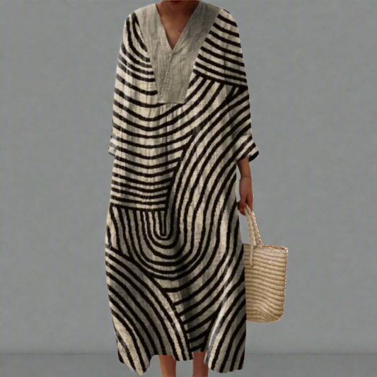 Abigail | Robe géométrique élégante