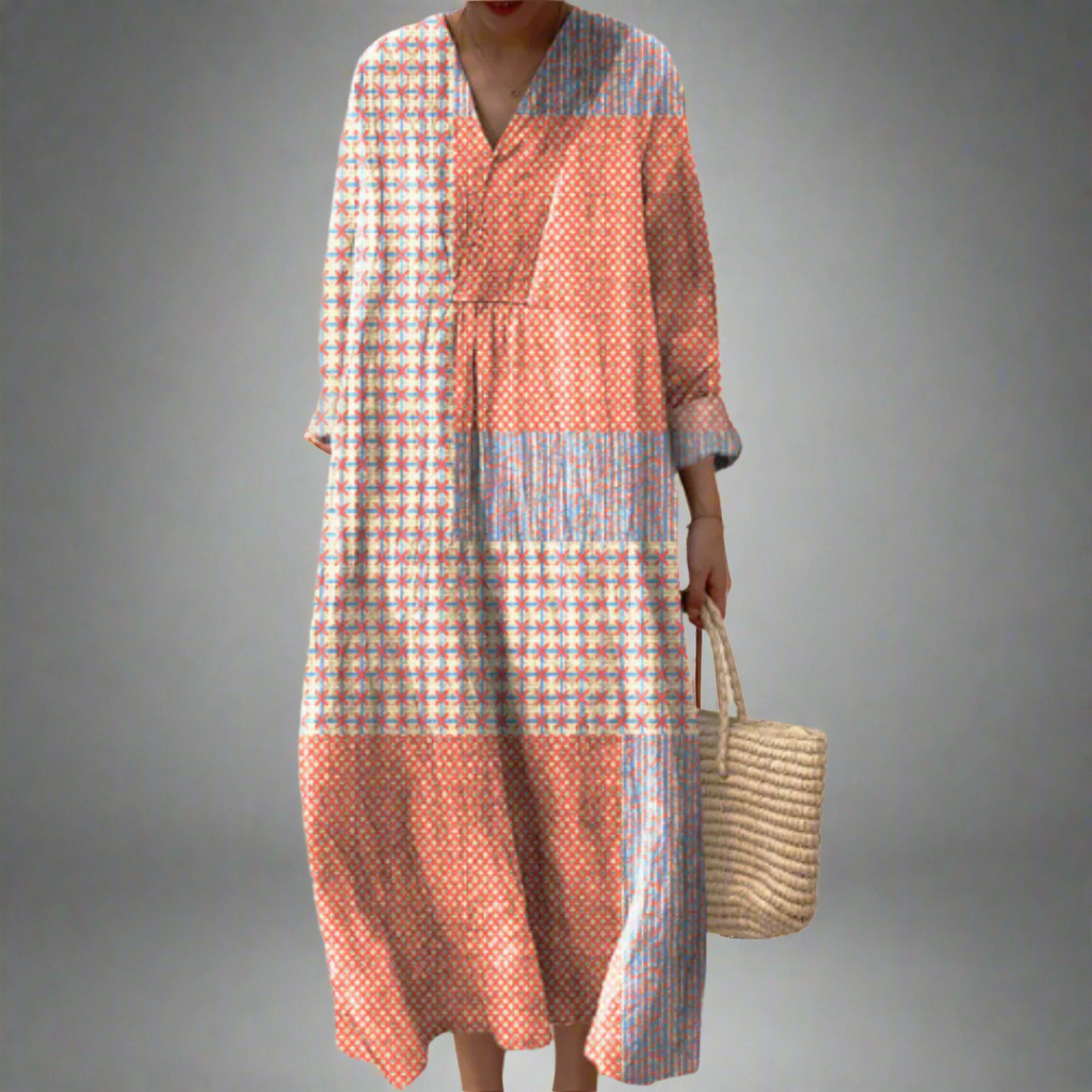 Bethany | Robe géométrique élégante