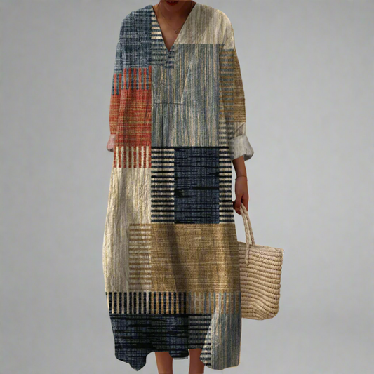 Julie | Robe géométrique élégante