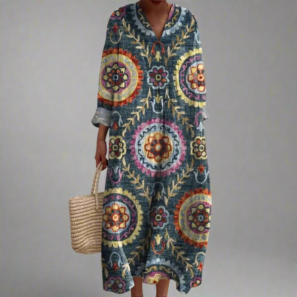 Marta | Robe géométrique élégante