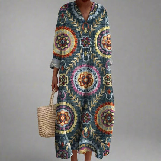 Marta | Robe géométrique élégante