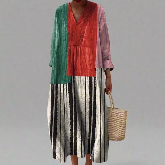 Rosa | Robe géométrique élégante